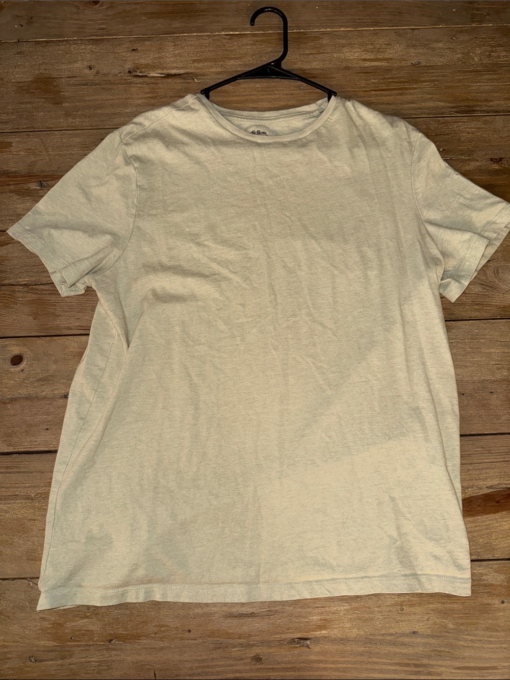 Goodfellow & Co Men's Crew Neck Tee in Light Cream